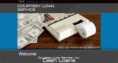 Desktop Screenshot of courtesyloanservice.com
